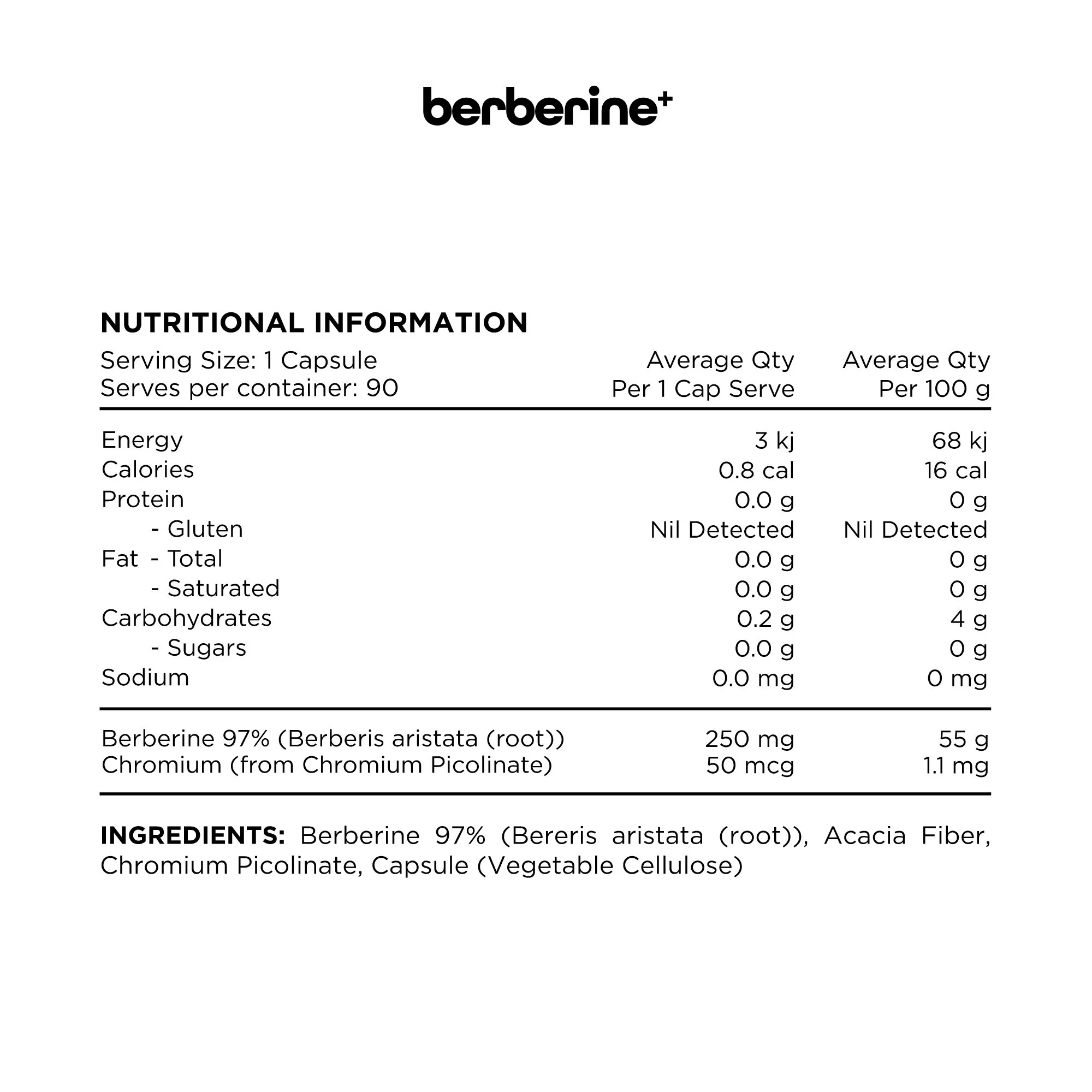 Berberine Plus by Switch Nutrition - Image 2