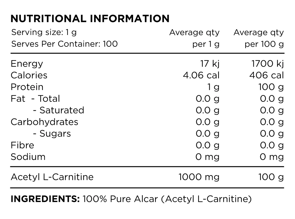 Carnitine by Switch Nutrition - Image 2