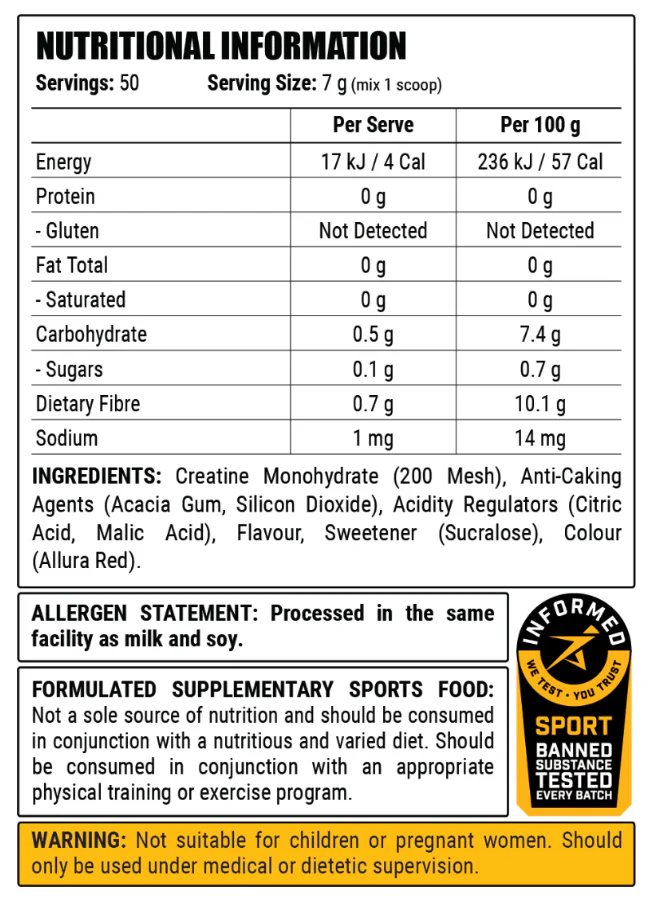 Flavoured Creatine Monohydrate by Faction Labs - Image 3