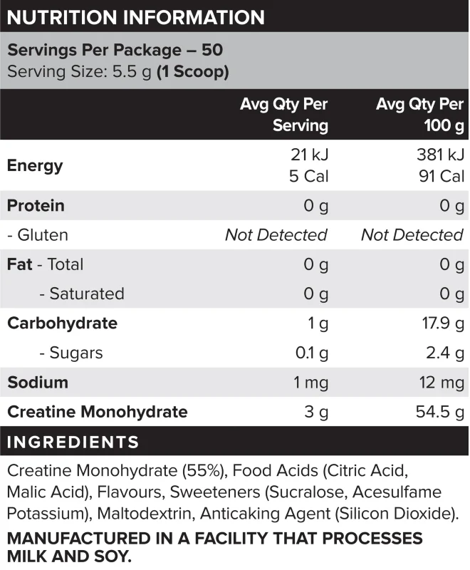 Flavoured Creatine Monohydrate by Muscle Nation - Image 5