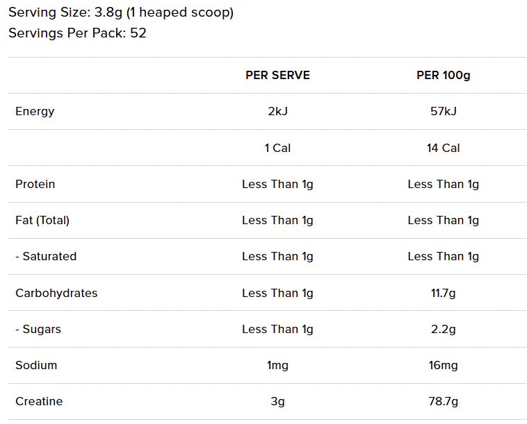 Flavoured Creatine Monohydrate by Tropeaka - Image 3