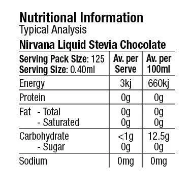Flavoured Stevia Liquid by Nirvana - Image 12