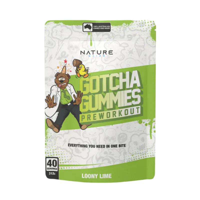 Gotcha Pre-Workout Gummies by Nature Gains - Image 2