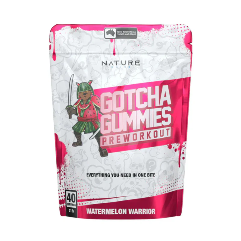 Gotcha Pre-Workout Gummies by Nature Gains - Image 3