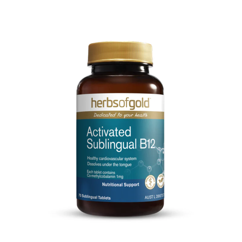 Activated Sublingual B12 by Herbs of Gold