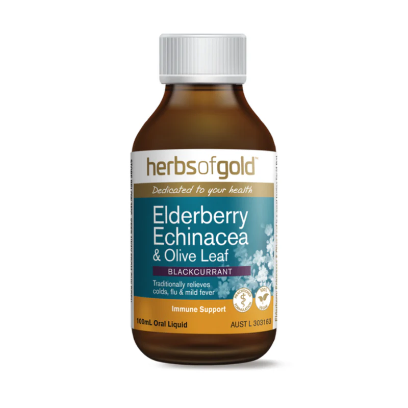 Elderberry Echinacea & Olive Leaf by Herbs of Gold