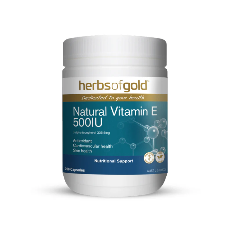 Natural Vitamin E 500IU by Herbs of Gold - Image 2