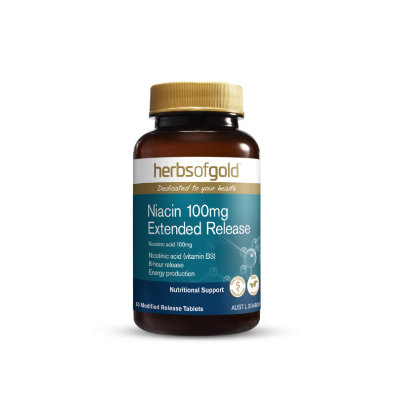 Niacin 100mg Extended Release by Herbs of Gold
