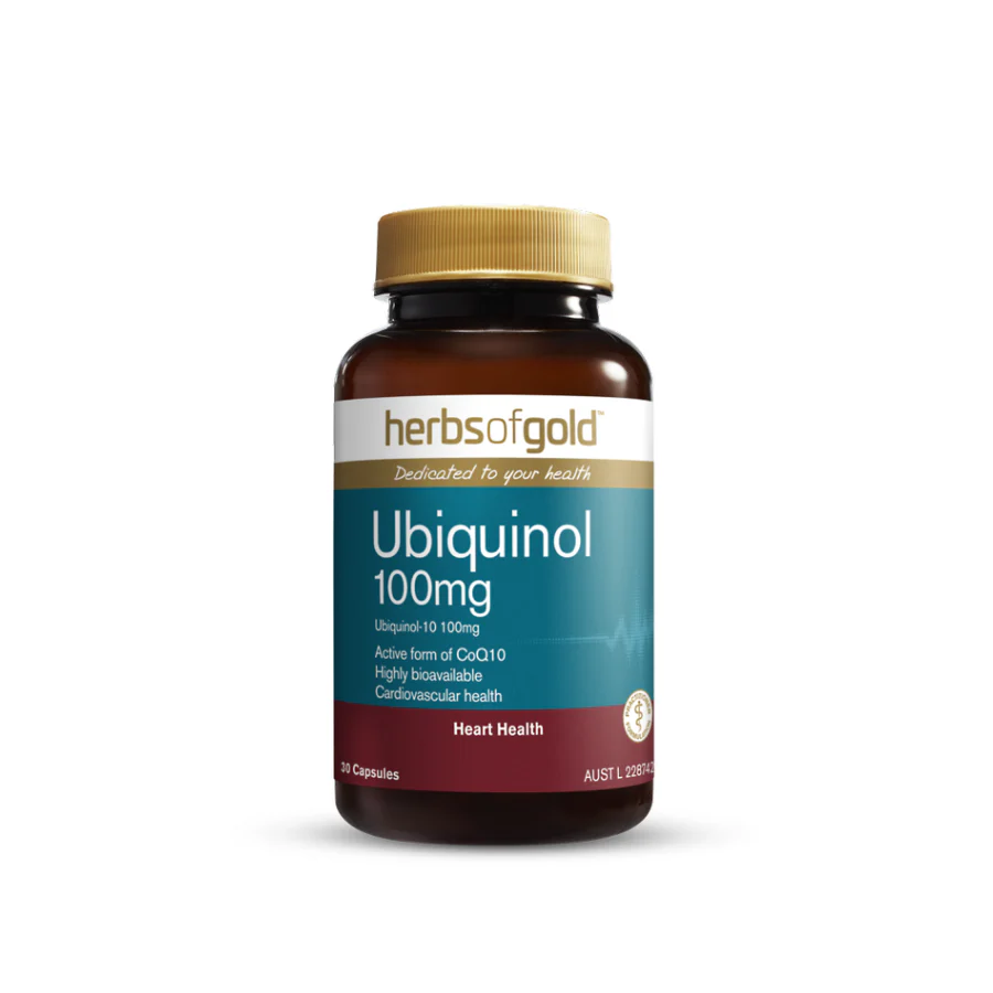 Ubiquinol 100mg by Herbs of Gold
