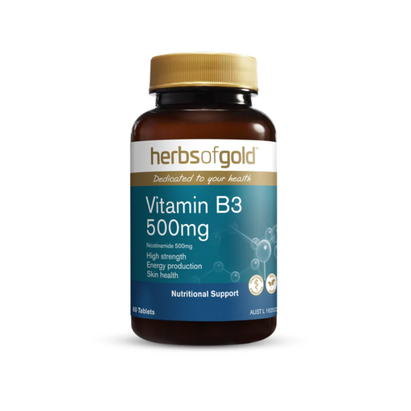 Vitamin B3 500mg by Herbs of Gold