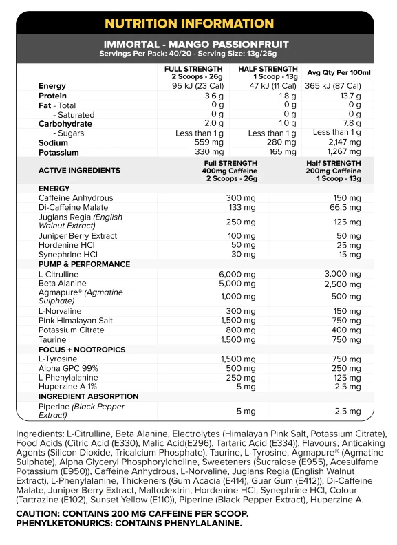 Immortal Pre-Workout by Muscle Nation - Image 5