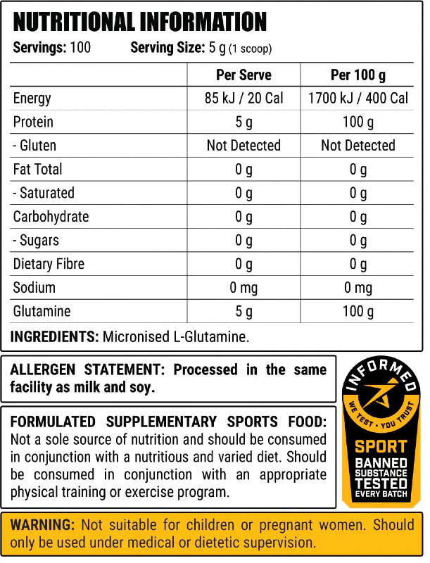 L-Glutamine by Faction Labs - Image 2