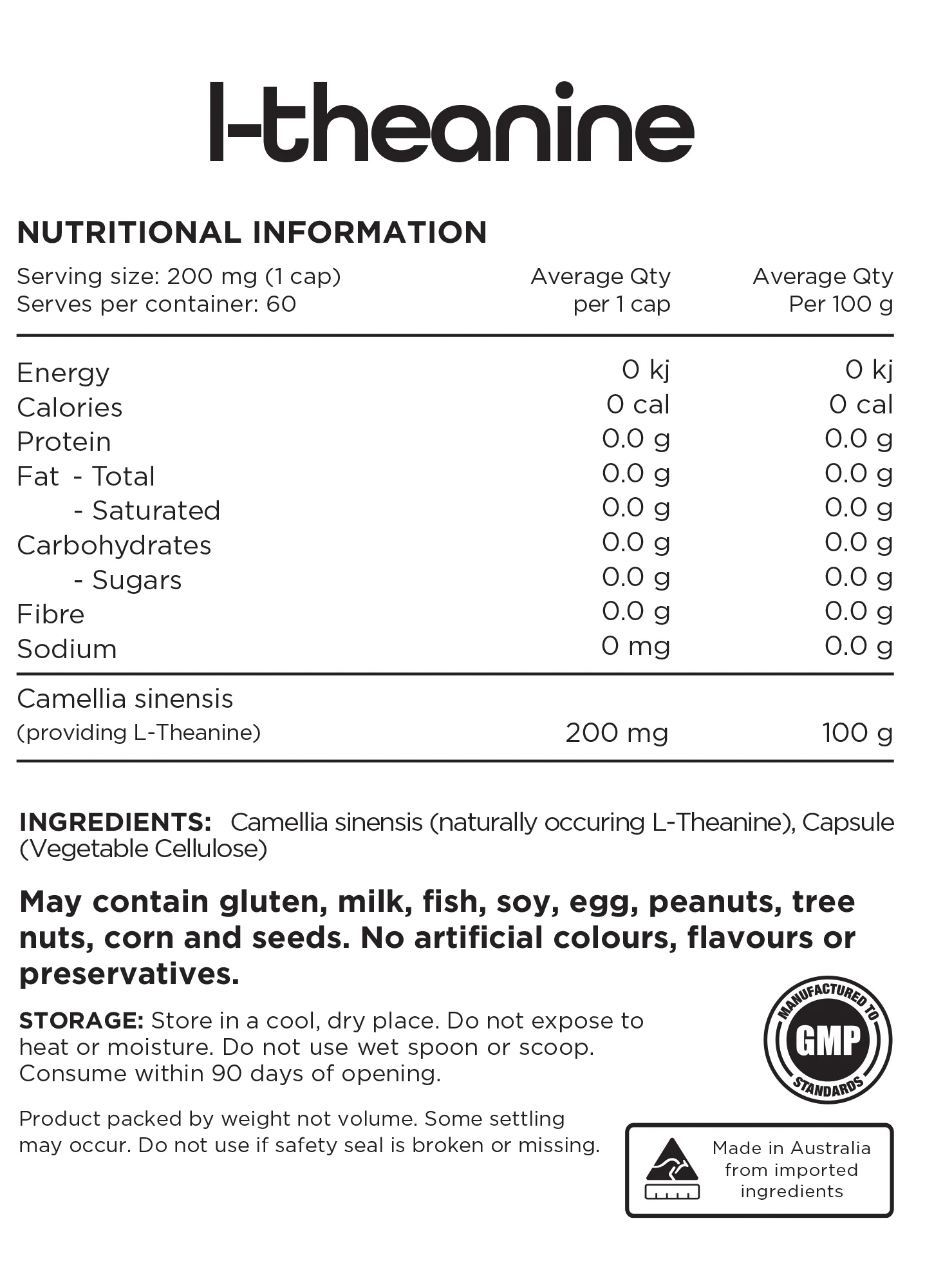 L-Theanine by Switch Nutrition - Image 2