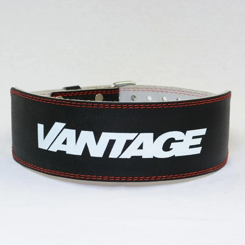 Leather Weight Lifting Belt 4-inch by Vantage - Image 2