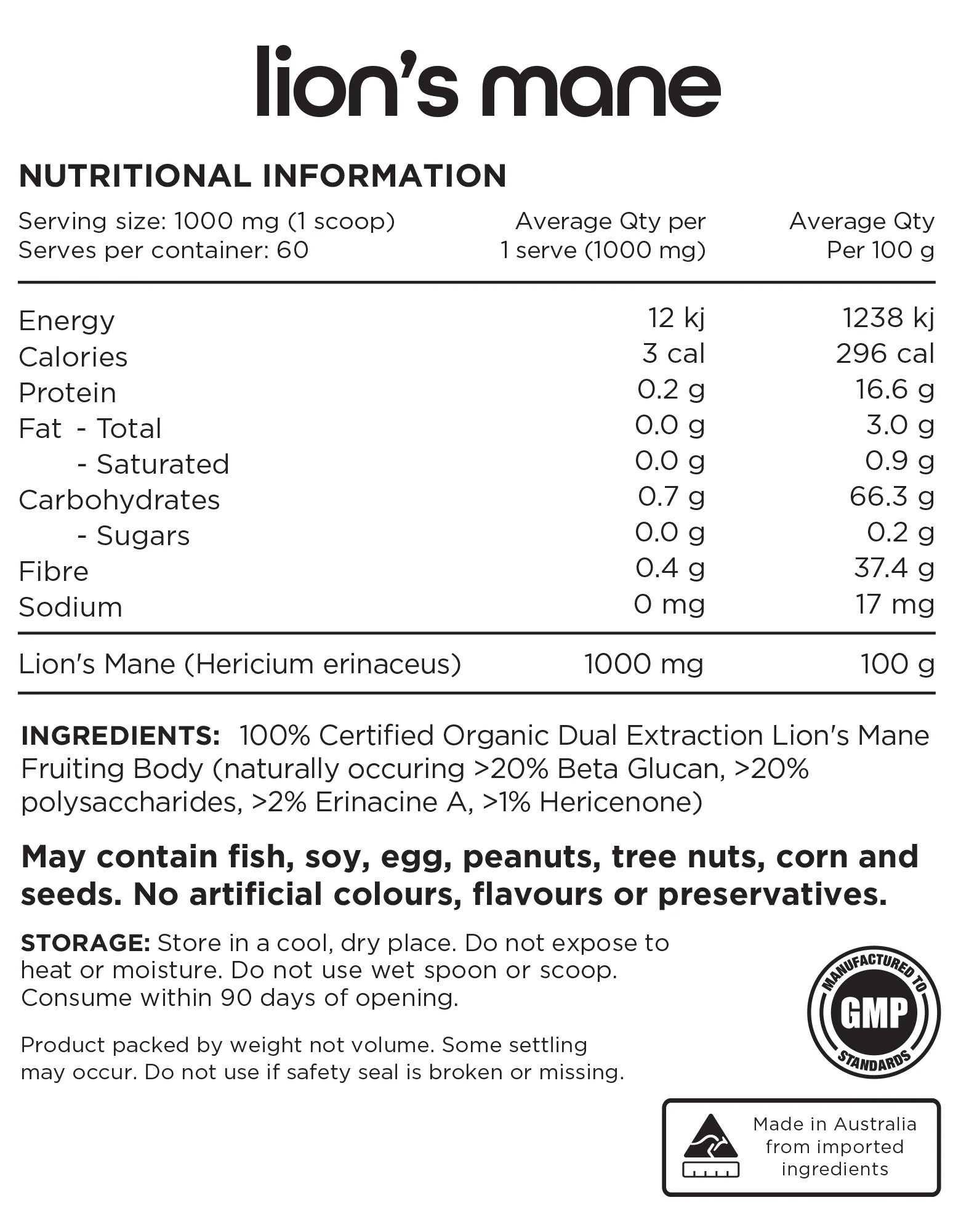 Lions Mane by Switch Nutrition - Image 2