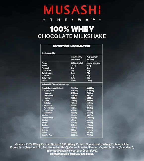 100% Whey by Musashi - Image 6