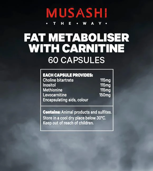 Fat Metaboliser With Carnitine by Musashi - Image 2