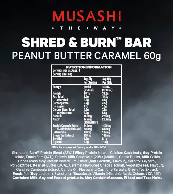 Shred & Burn Protein Bar by Musashi - Image 5