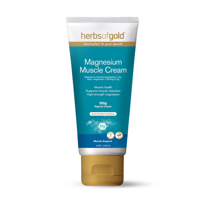 Magnesium Muscle Cream by Herbs of Gold