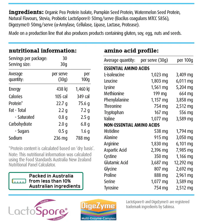 Natural and Lean Vegan Protein by White Wolf - Image 9