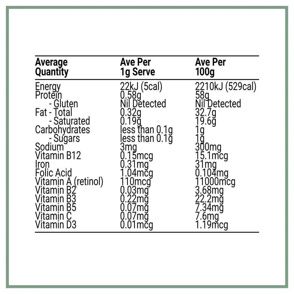 Nose-To-Tail Multi (Grass Fed Organs Liver Heart Kidney Brain) by Melrose - Image 2