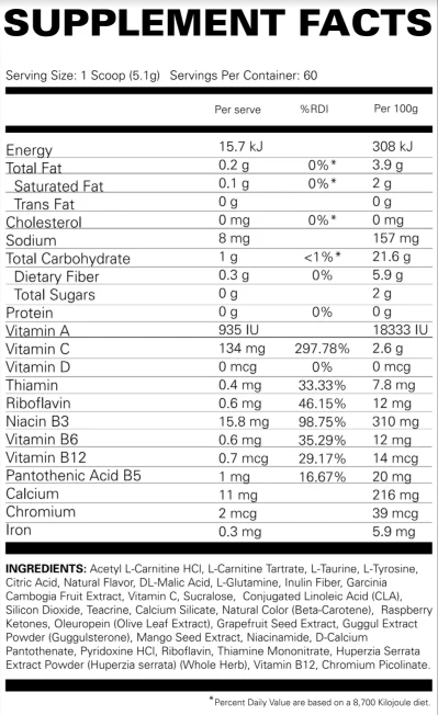 OxyShred Non-Stim by EHP Labs - Image 5