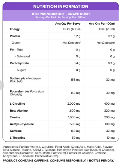 Pre-Workout Energy+ RTD by Muscle Nation - Image 5