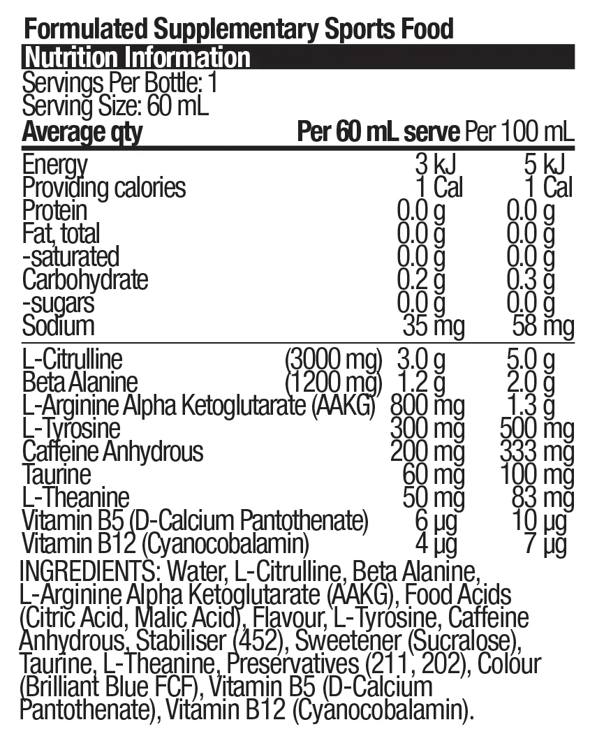 Pre-Workout Shot RTD by Body Science (BSc) - Image 4