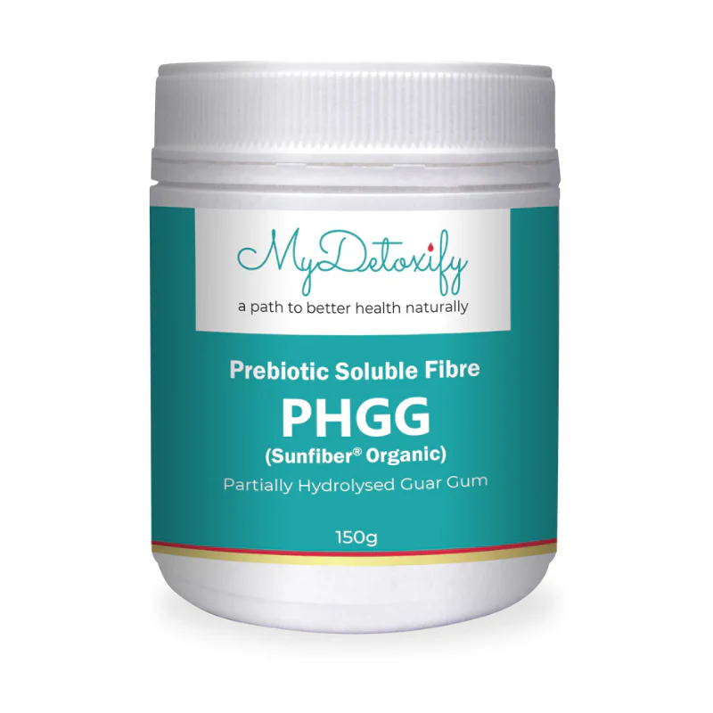 Prebiotic Soluble Fibre PHGG (Partially Hydrolysed Guar Gum) by MyDetoxify