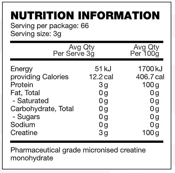 Pure Creatine by Body Science (Bsc) - Image 3