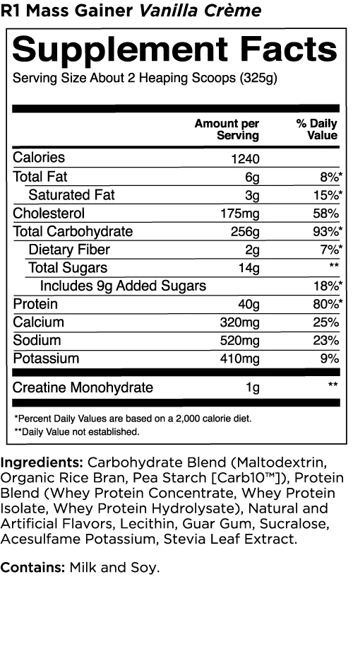 R1 Mass Gainer by Rule 1 - Image 11
