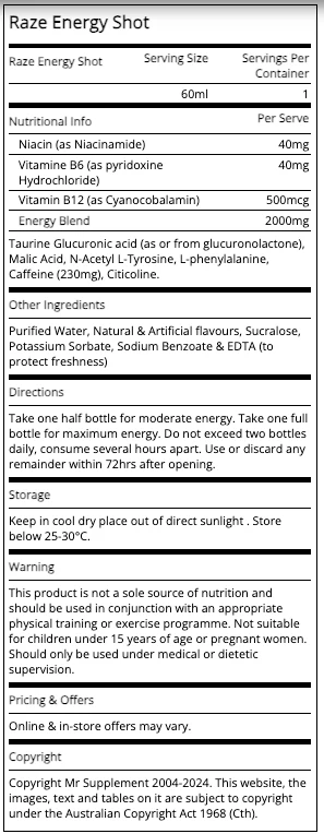 Raze Energy Shots RTD by Repp Sports - Image 3