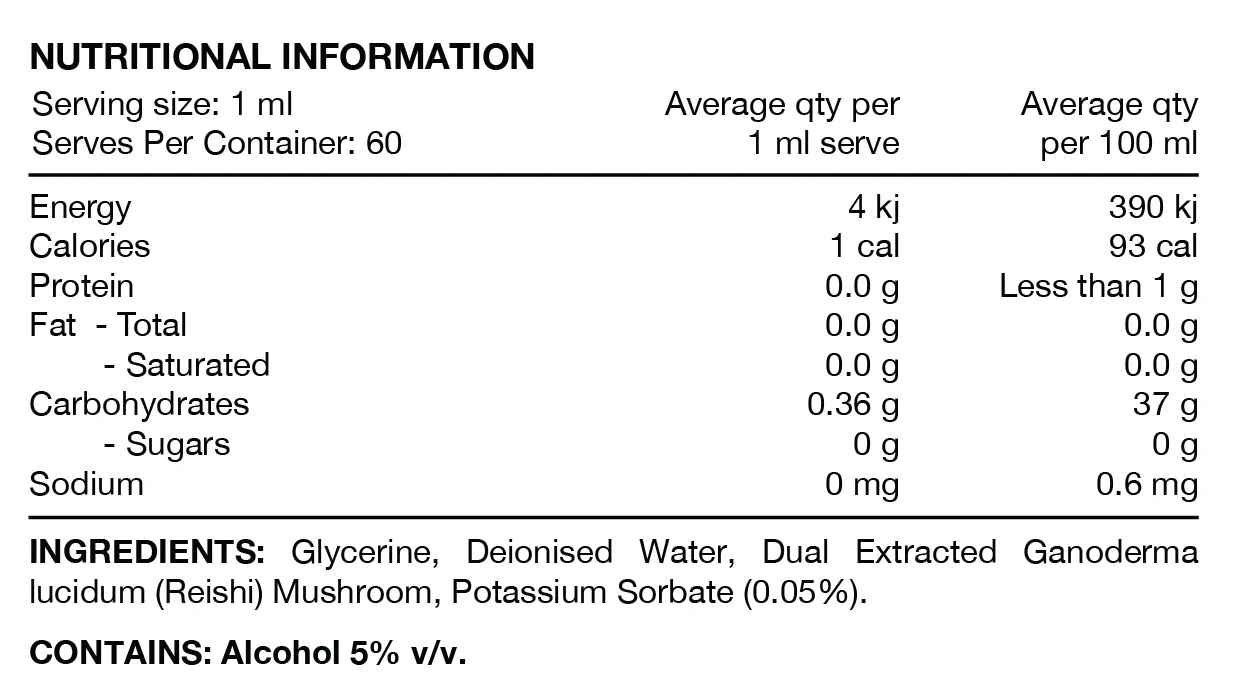 Reishi Double Strength Liquid by Switch Nutrition - Image 2