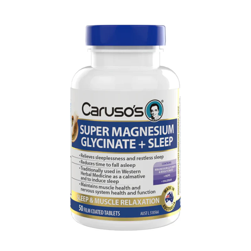 Super Magnesium Glycinate + Sleep by Carusos