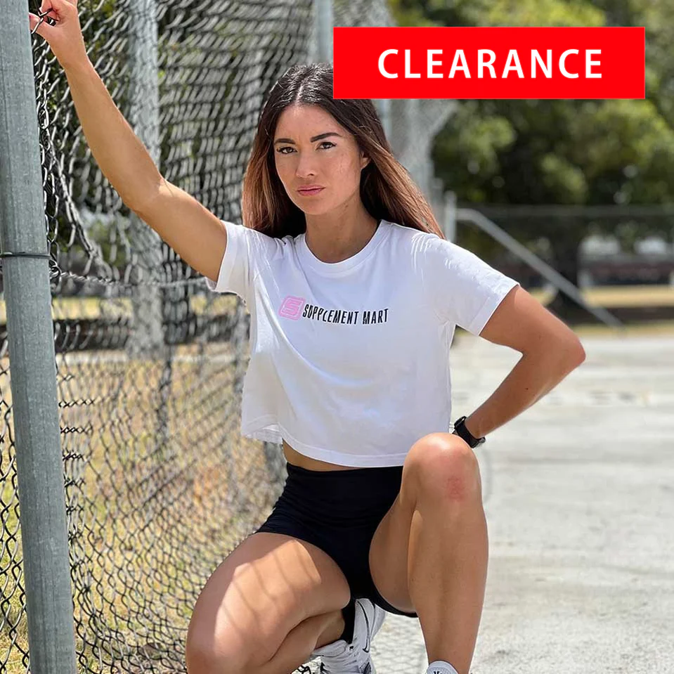 Supplement Mart Womens OG Logo Crop Tee - Image 4