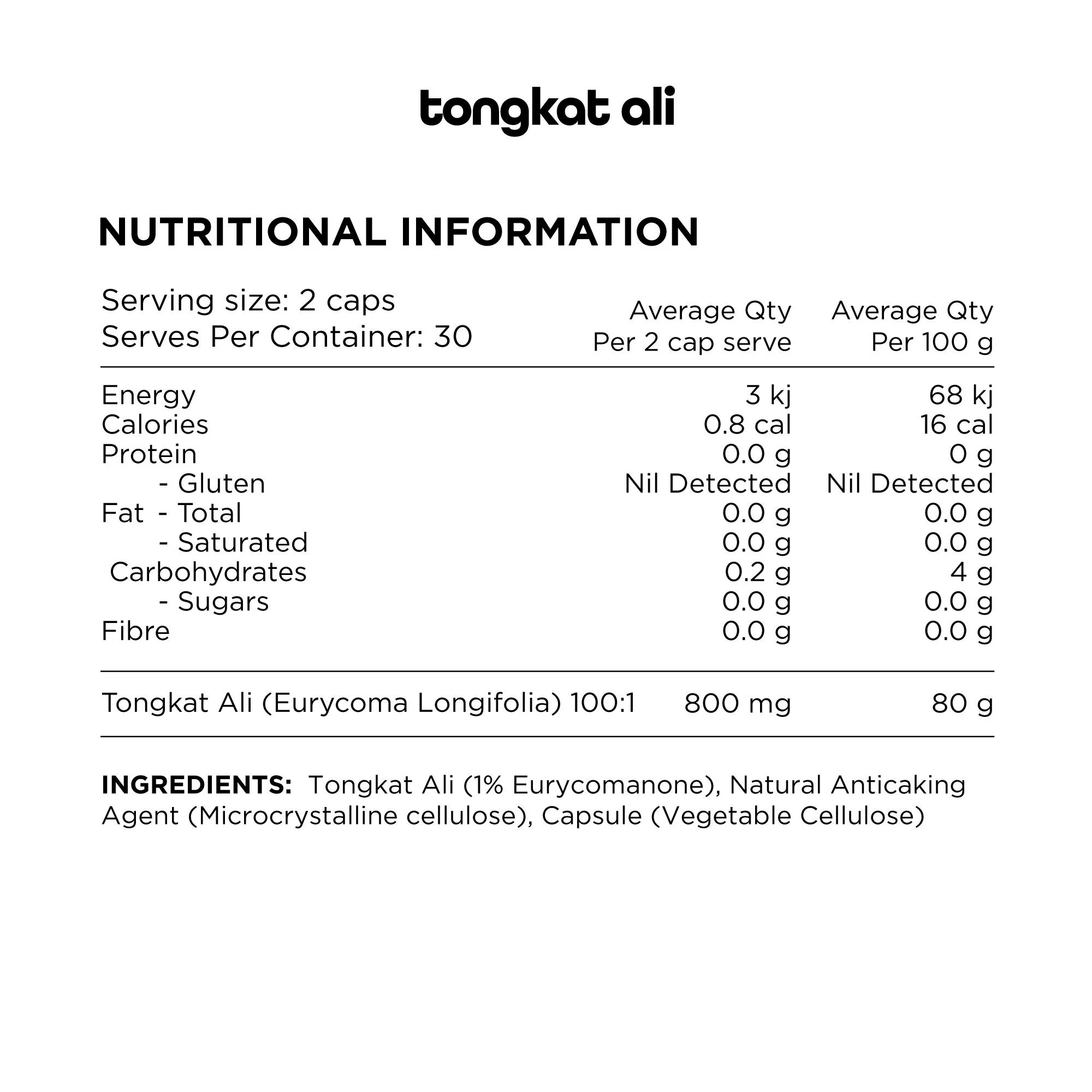 Tongkat Ali by Switch Nutrition - Image 2