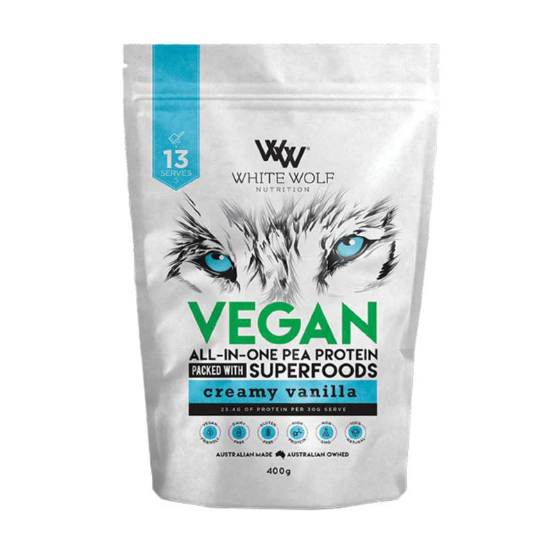 Vegan All-In-One Pea Protein with Superfoods by White Wolf - Image 4