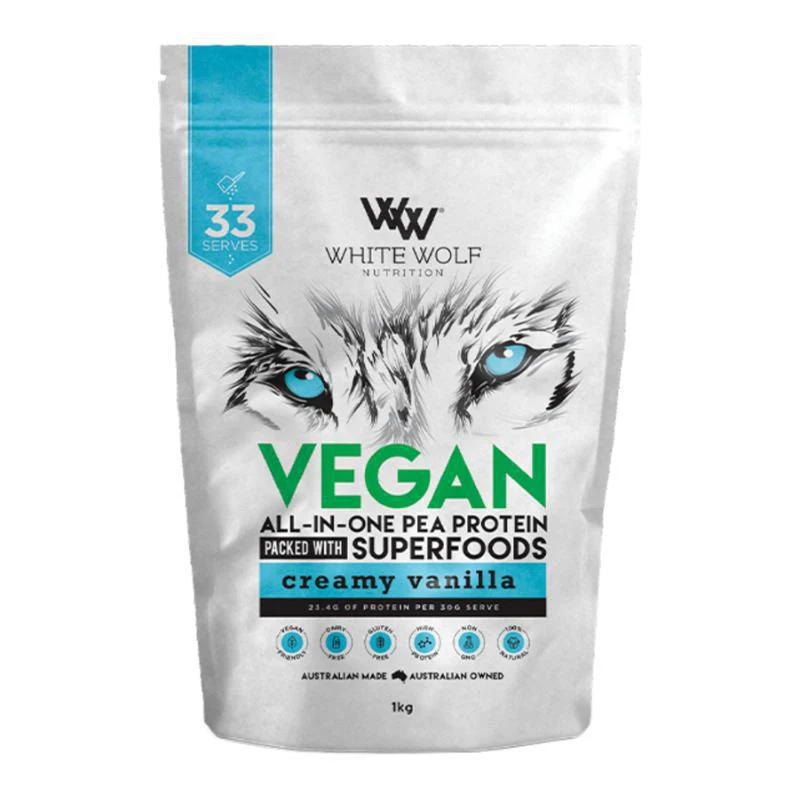 Vegan All-In-One Pea Protein with Superfoods by White Wolf - Image 8