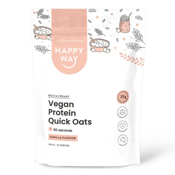 Vegan Protein Quick Oats by Happy Way - Image 2