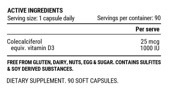 Vitamin D3 by Pillar Performance - Image 2
