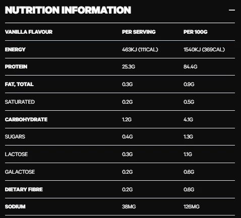 Whey Isolate by Musashi - Image 3