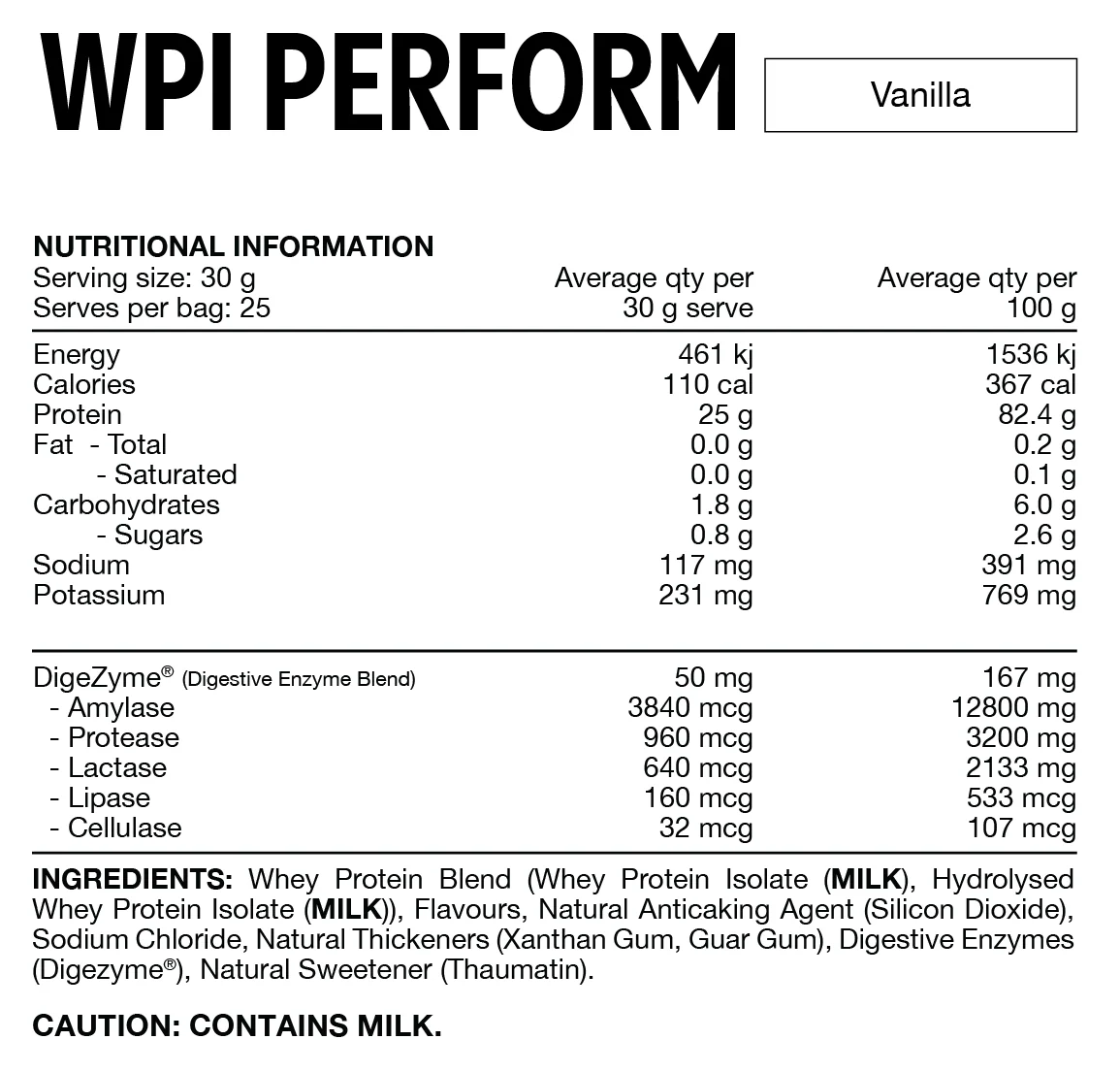 Whey Protein Isolate Perform by Switch Perform - Image 3