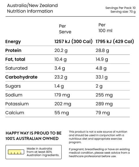 Whey Protein Quick Oats by Happy Way - Image 3